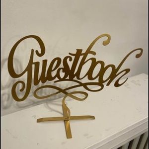 Guestbook And gift signs